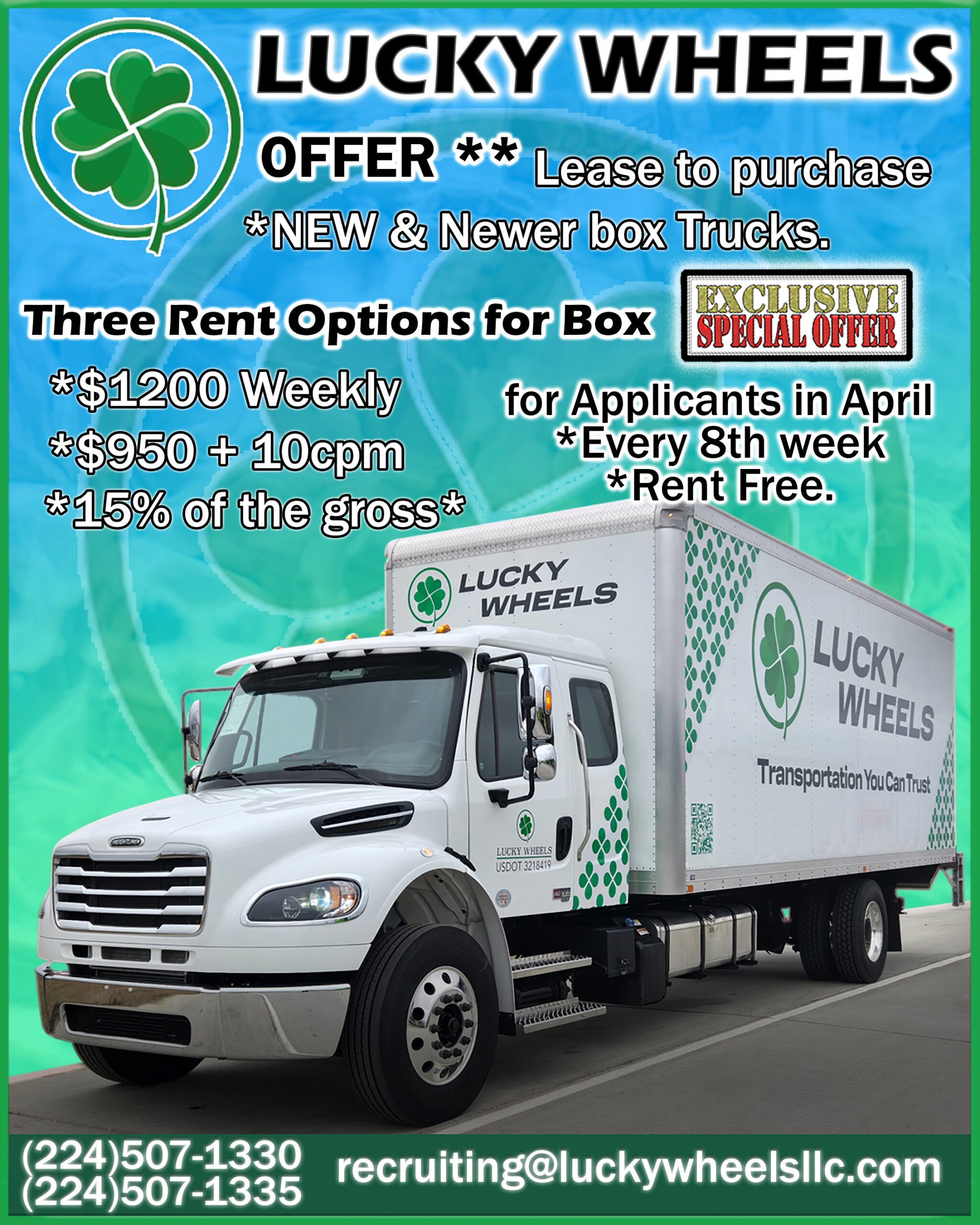 LUCKY WHEELS LLC IS OFFERING