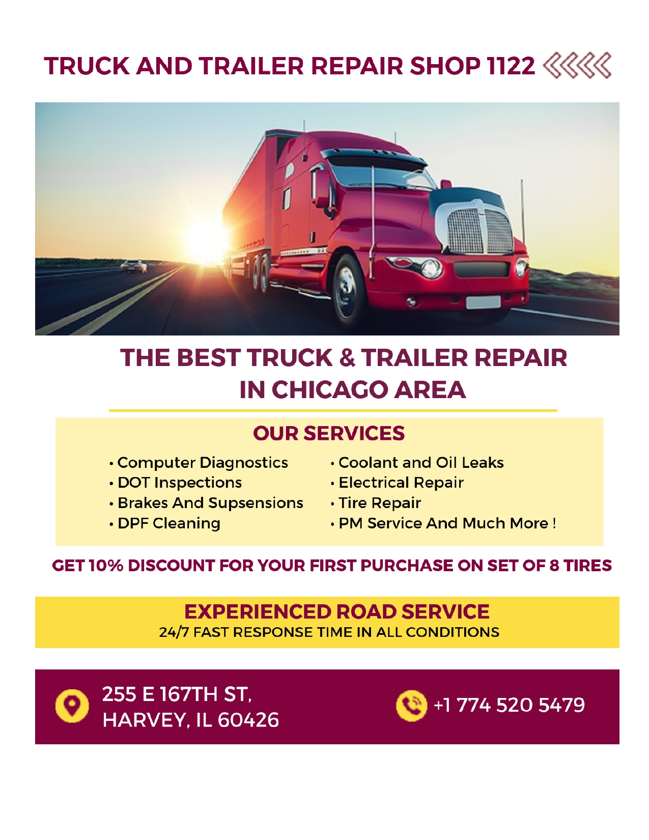 TRUCK AND TRAILER REPAIR SHOP 1122