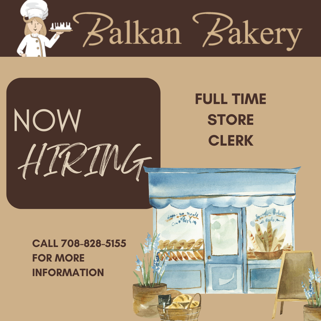 WE’RE HIRING! JOIN BALKAN BAKERY’S TEAM!