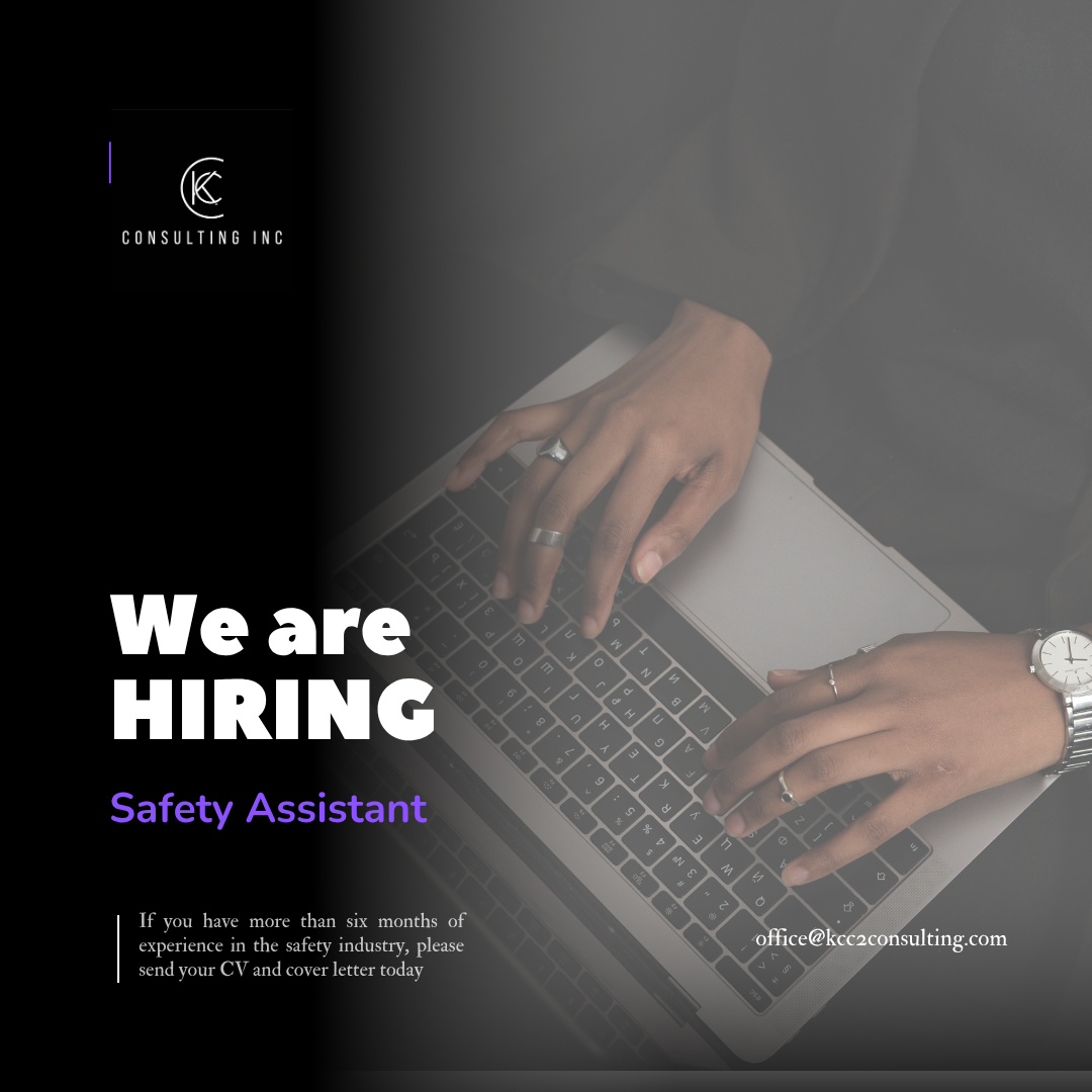 WE ARE LOOKING FOR DEDICATED AND DETAIL – ORIENTED SAFETY ASSISTANT