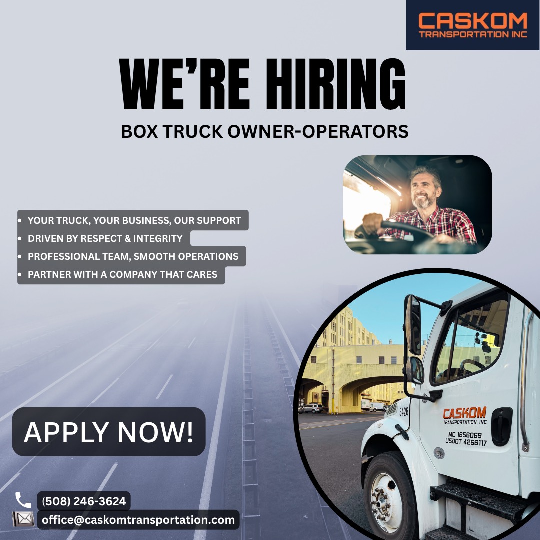 OWNER-OPERATORS — IT’S TIME TO WORK WITH A COMPANY, NOT FOR ONE