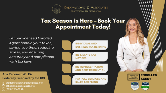 RADOMIROVIC & ASSOCIATES – FILE YOUR TAX RETURN ON TIME