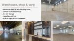 PRIVATE OFFICES, TRUCK PARKING, AND WAREHOUSE SPACE FOR LEASING