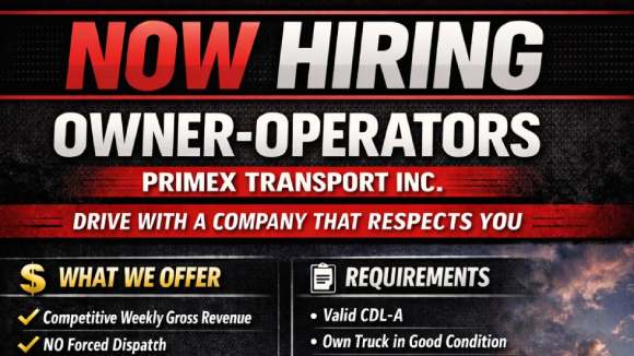 PRIMEX TRANSPORT LLC TRAZI OWNER OPERATORE
