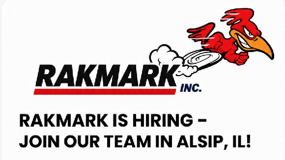 RAKMARK IS HIRING – JOIN OUR TEAM IN ALSIP, IL